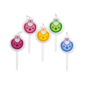 Vela Baberos de Bebé Multicolor (5 pzas)