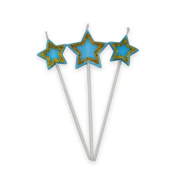 Vela Macivelas Estrellas (3 pzas) - Image 3