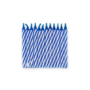 Vela Macivelas Caramelo Azul (24 pzas)