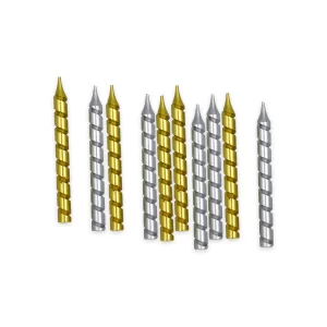 Vela Macivelas Screws Metal (10 pzas)