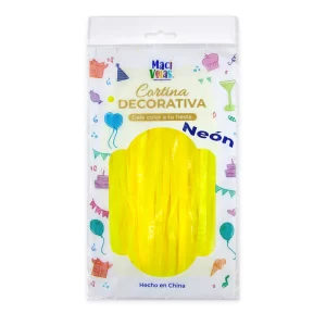 Cortina Decorativa Macivelas Neón - Varios Colores