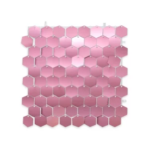 Panel Shimmer Macivelas Hexagonal Mate Melón