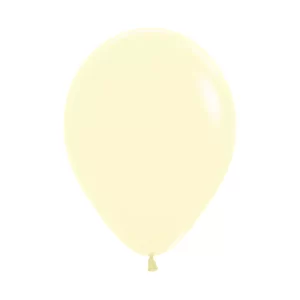 Globo Sempertex Látex Pastel Mate Amarillo