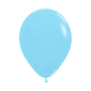 Globo Sempertex Látex Pastel Mate Azul