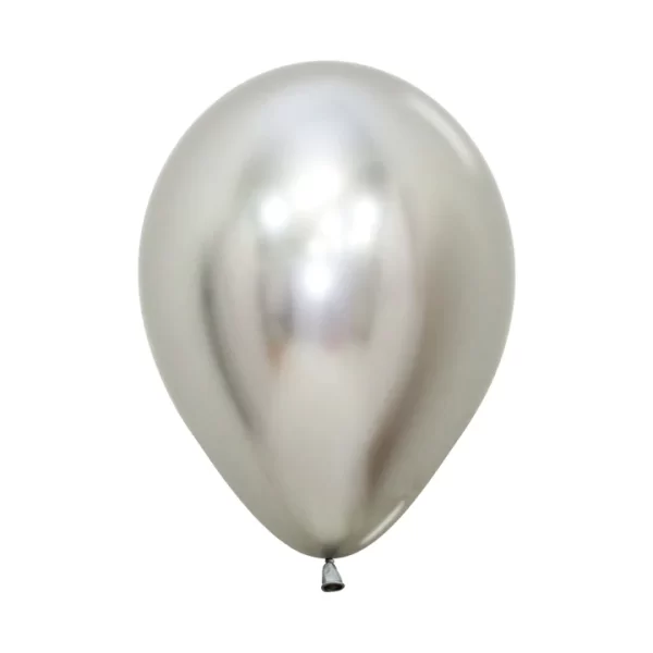 Globo Sempertex Látex Réflex Plata – Varias Medidas