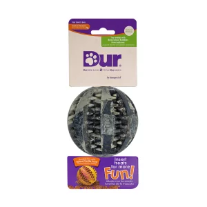 Juguete para Perro DUR Pelota de Globo Reciclado - Blanco y Negro